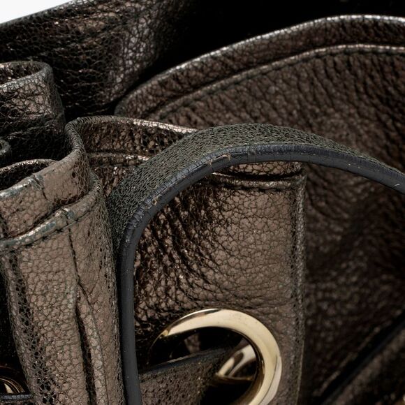 Jimmy Choo Metallic Leather Ramona Shoulder Bag - Picture 13 of 15